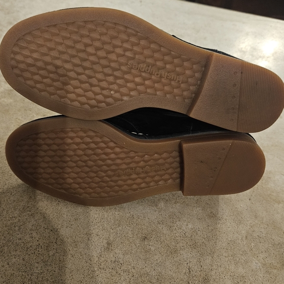 HUSH PUPPIES Women's Cyra Catelyn Ankle Boot sz 6 navy blue suede leather Fall - Picture 8 of 11